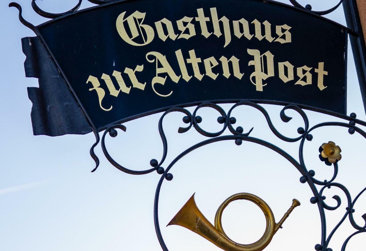 Gasthaus Zur Alten Post Hemmenhofen Buitenkant foto